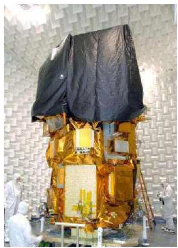 Landsat satelliet die dagelijks honderden foto’s van het aardoppervlak maakt